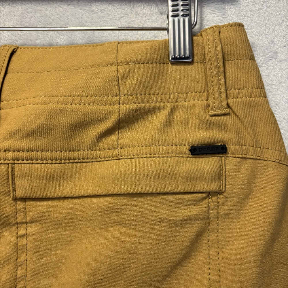 PrAna Cargo Pants Womens Size 12 Tan Stretch Convertible Hiking Outdoor Utility - Picture 14 of 16